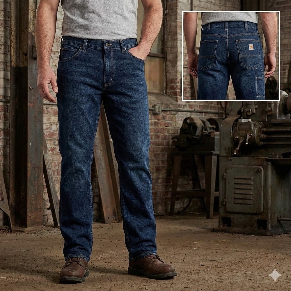 Carhartt Mens 34x30 FR Rugged Flex Straight Fit Flame Resistant Jeans 105069 NWT